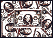 Money Print Area Rug