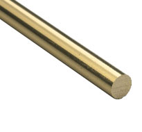 Solid Polished Brass Rod